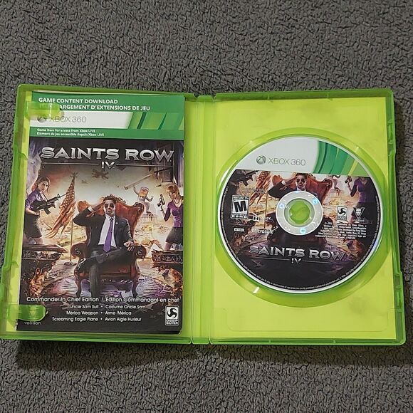 SAINTS ROW IV 4 Microsoft XBOX 360 2013 COMMANDER IN CHIEF Edition - Picture 2 of 4